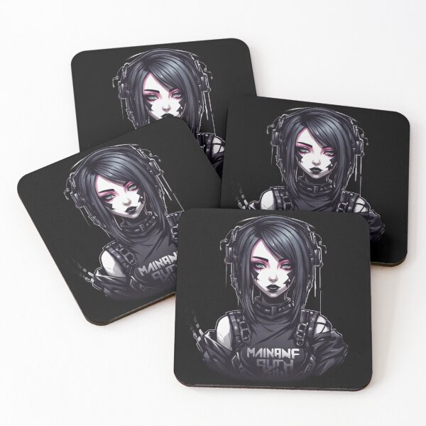 Item preview, Cyber Goth Girl, Dark, Cyberpunk designed and sold by Burn-Ego.