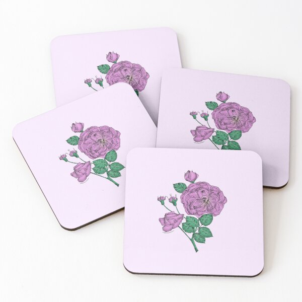 Item preview, Purple Rosette Rose Bloom Semi-Double 8-15 Petals In 2 Rows designed and sold by Rachael Taylor.