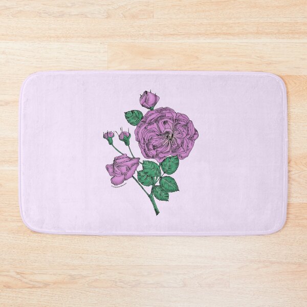 Item preview, Purple Rosette Rose Bloom Semi-Double 8-15 Petals In 2 Rows designed and sold by Rachael Taylor.