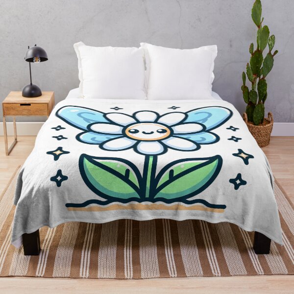 Item preview, Kawaii Flower With Butterfly Wings designed and sold by CanvasCutie.