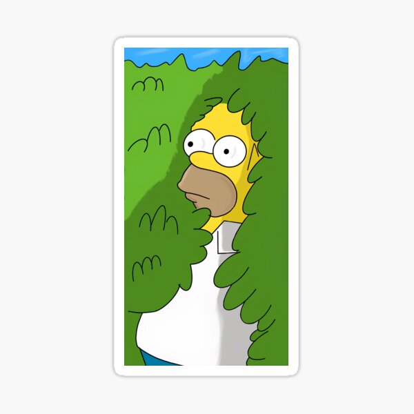 Artikel-Vorschau von Bush-Homer, designt und verkauft von Dummieart.