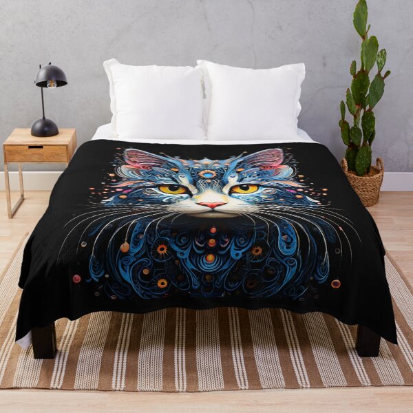 Item preview,  Cat Biga Psyscillic Art designed and sold by Uday24.