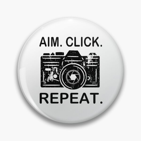 Item preview, Aim Click Reapeat; Photographer; designed and sold by StickerApe.