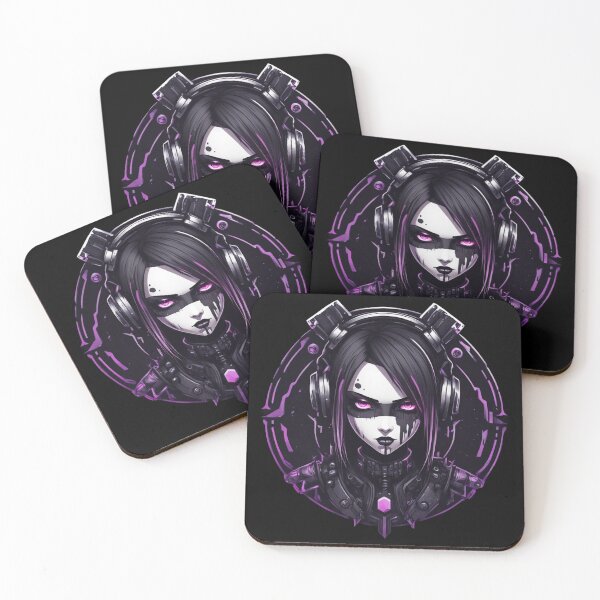 Item preview, Cyberpunk Goth Girl, Dark, Techno designed and sold by Burn-Ego.