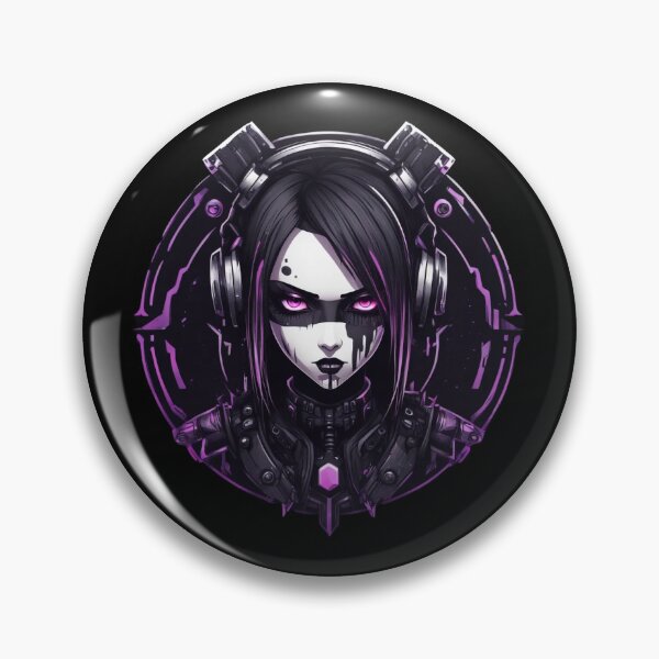 Item preview, Cyberpunk Goth Girl, Dark, Techno designed and sold by Burn-Ego.