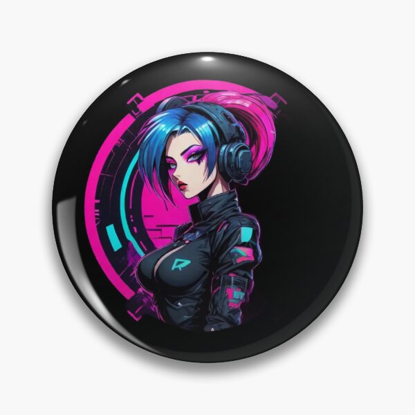 Item preview, Cyberpunk Street Girl, Dark, Pink designed and sold by Burn-Ego.