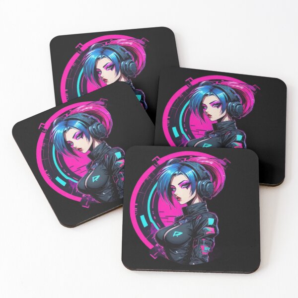 Item preview, Cyberpunk Street Girl, Dark, Pink designed and sold by Burn-Ego.