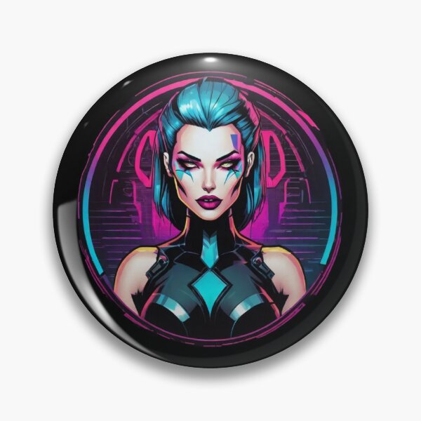 Item preview, Cyberpunk Hypno Girl, Dark, Pink designed and sold by Burn-Ego.