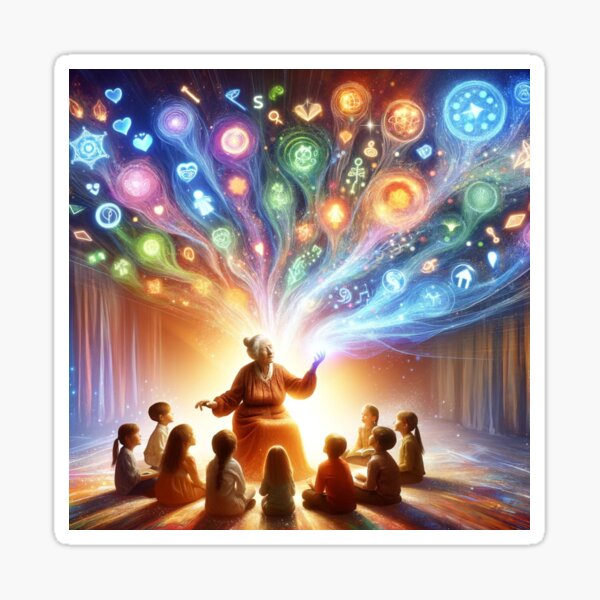 Item preview, Cosmic Storyteller - Children’s Imagination Art designed and sold by CultDigHoriz.