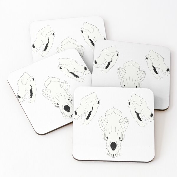Item preview, Cerberus - three skulls (whiteout) designed and sold by AnzullicArts.