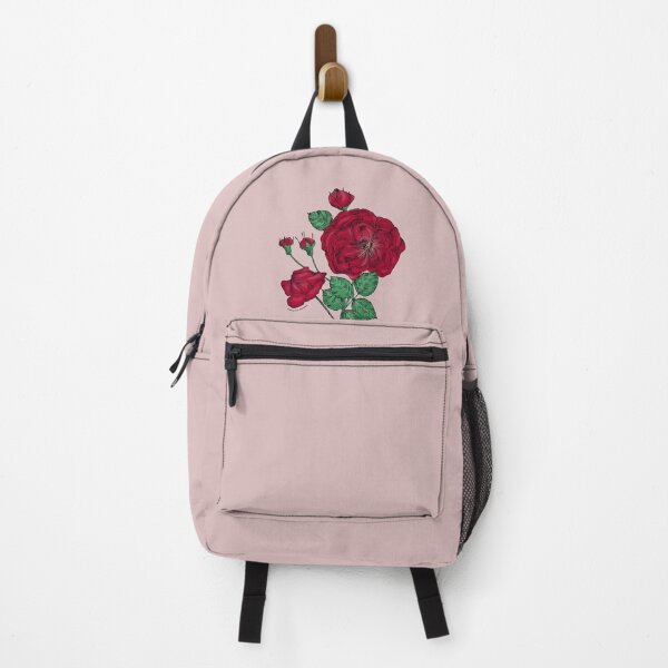 Item preview, Dark Red Rosette Rose Bloom Semi-Double 8-15 Petals In 2 Rows designed and sold by Rachael Taylor.