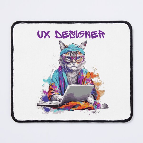 Item preview,  Colorful Ux designer Cat    ver1  designed and sold by CosmicNook1.