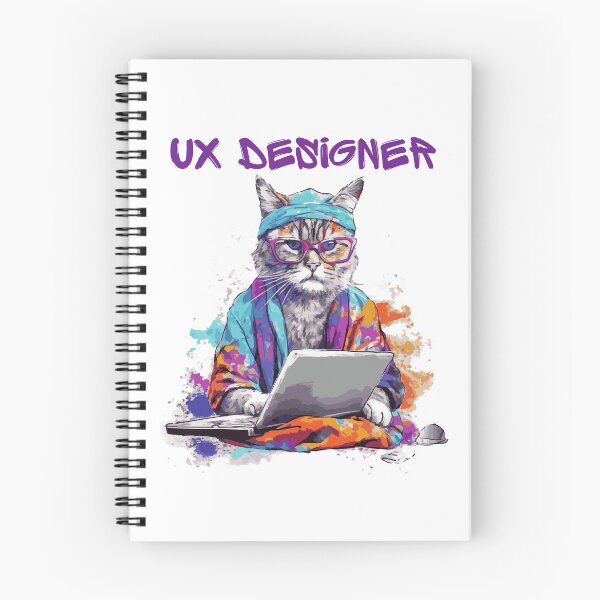 Artikelvorschau, Farbenfroher UX-Designer Cat ver1 entworfen und verkauft von CosmicNook1.