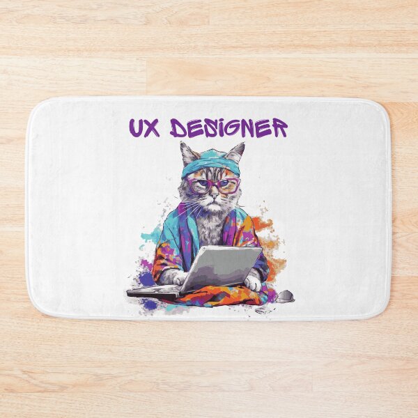 Item preview,  Colorful Ux designer Cat    ver1  designed and sold by CosmicNook1.