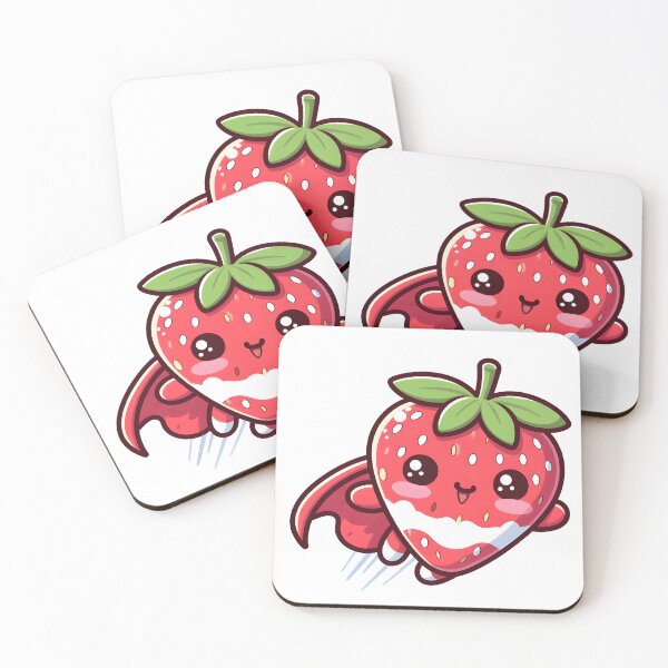 Item preview, Kawaii Strawberry With Cape designed and sold by CanvasCutie.