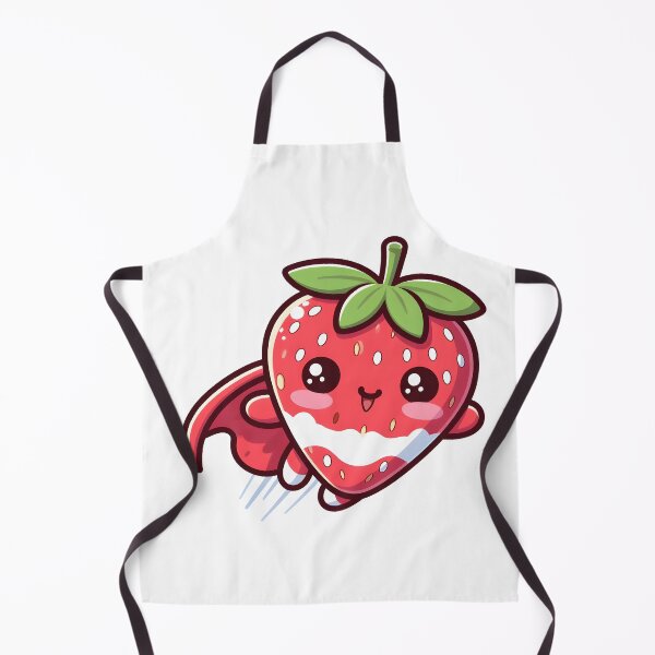 Item preview, Kawaii Strawberry With Cape designed and sold by CanvasCutie.