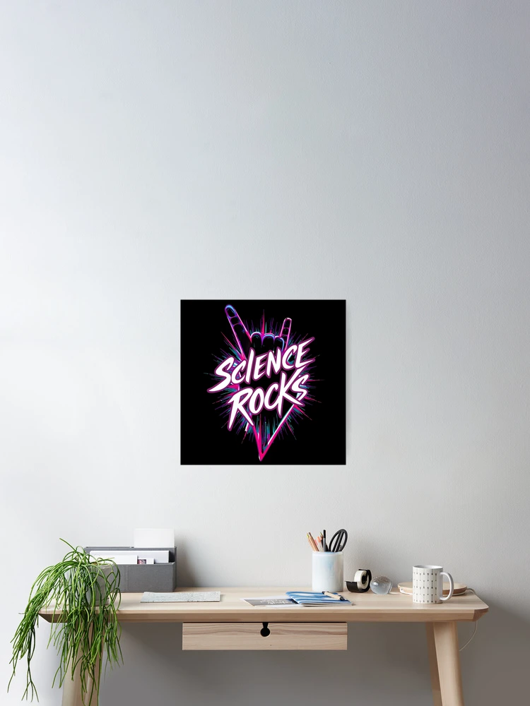 Thumbnail 2 of 3, Poster, Electric Science Rocks Design designed and sold by RuyaFab.