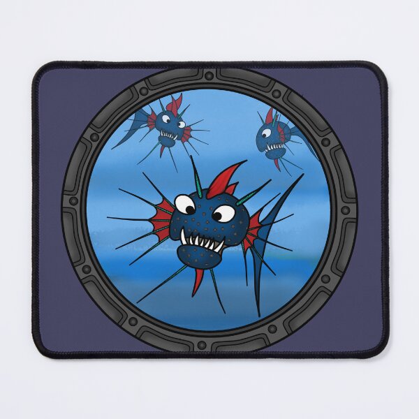 Item preview, Spiky fish porthole designed and sold by SnailAndCo.
