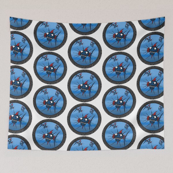 Item preview, Spiky fish porthole designed and sold by SnailAndCo.