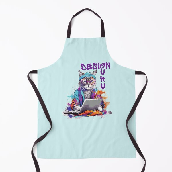 Item preview,  Blue Colorful  design guru cat   ver1  designed and sold by CosmicNook1.