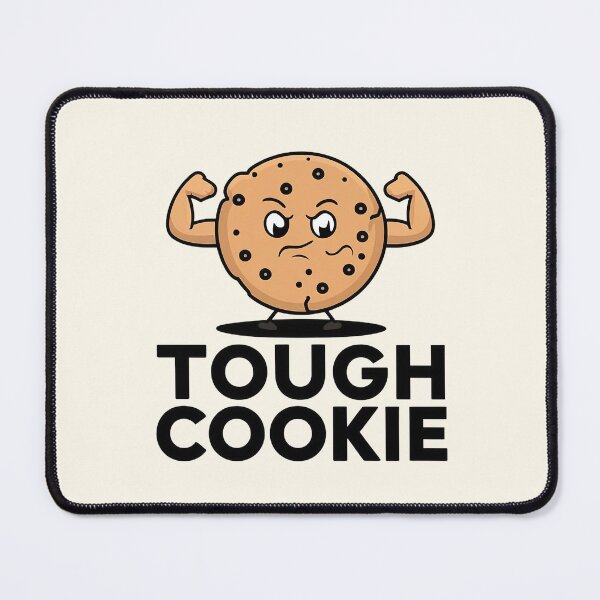 Item preview, Mighty Muscle Cookie Cartoon - Fun & Inspirational Tough Cookie Design designed and sold by RuyaFab.