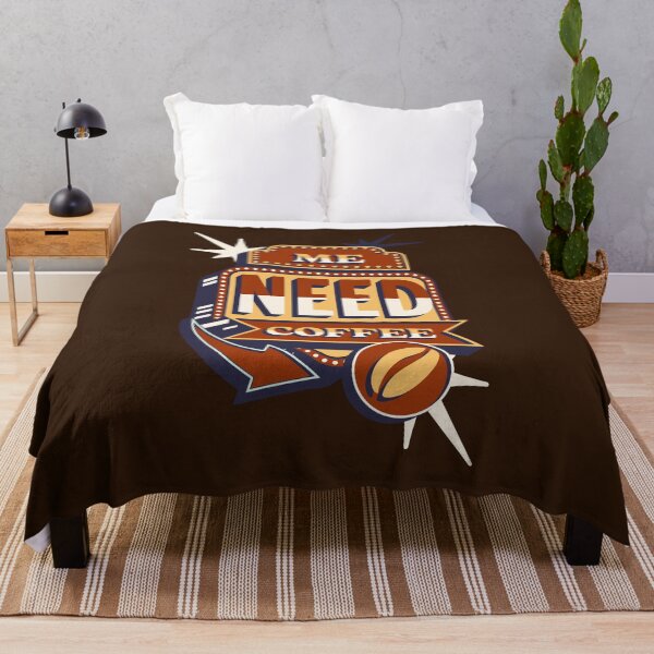 Item preview, Me Need Coffee 50's Retro Neon Sign designed and sold by PG Illustration.