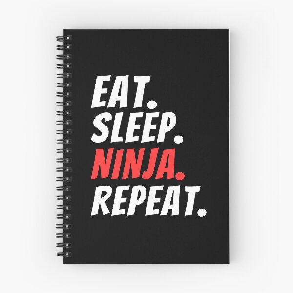 Item preview, Eat Sleep ninja Repeat designed and sold by TeeToop1.
