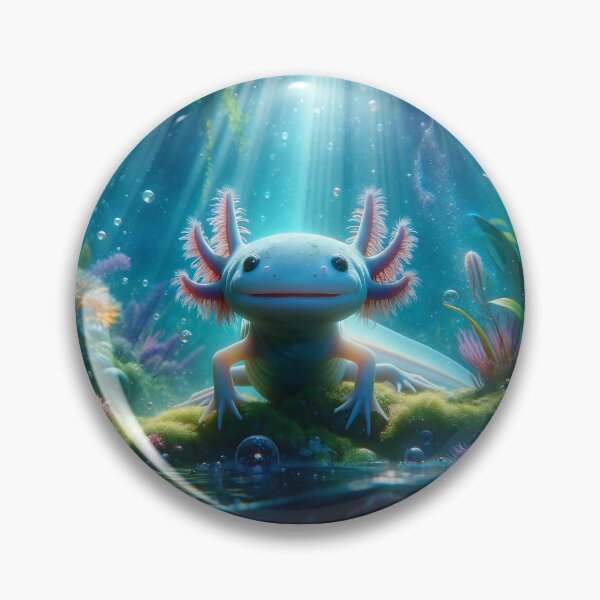 Item preview, Aquatic Mysticism: The Magic of the Axolotl designed and sold by ArtemioVisions.