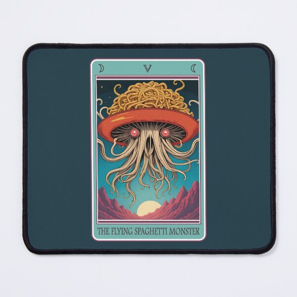 Item preview, Fun tarot card (#05): The Flying Spaghetti Monster [Create a set!] designed and sold by SolidEarthArt.