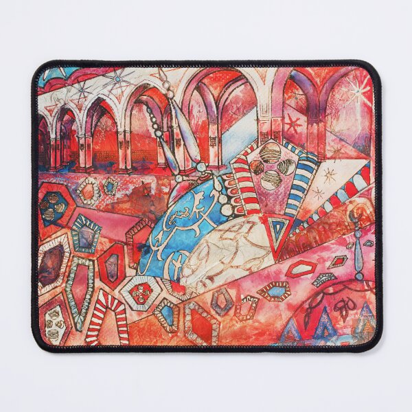 Item preview, Red Arabian Arched Elegance designed and sold by VariARTyPrints.