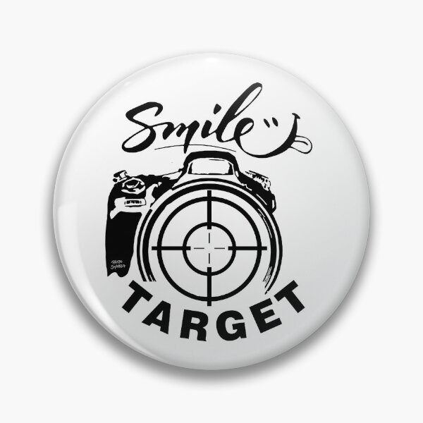 Item preview, Smile Target; Photographer; designed and sold by StickerApe.