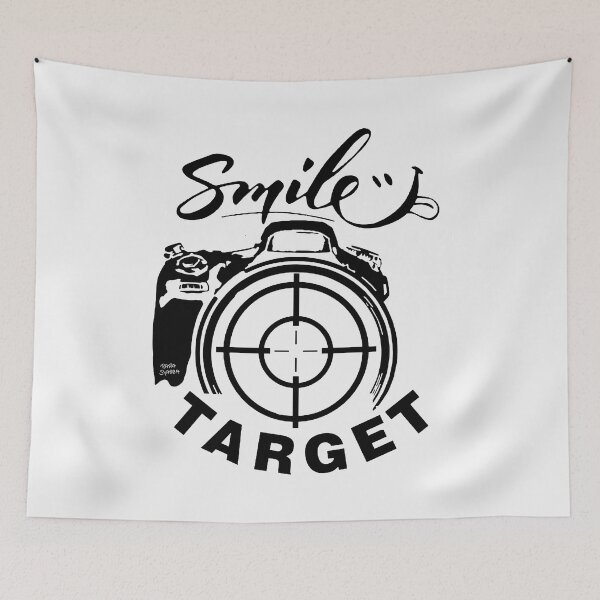 Item preview, Smile Target; Photographer; designed and sold by StickerApe.