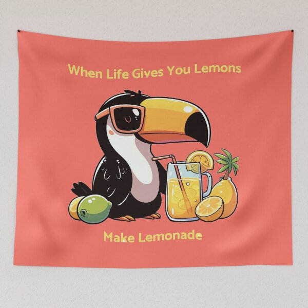 Item preview, Lemon Juice Toucan designed and sold by LemuellTrends.
