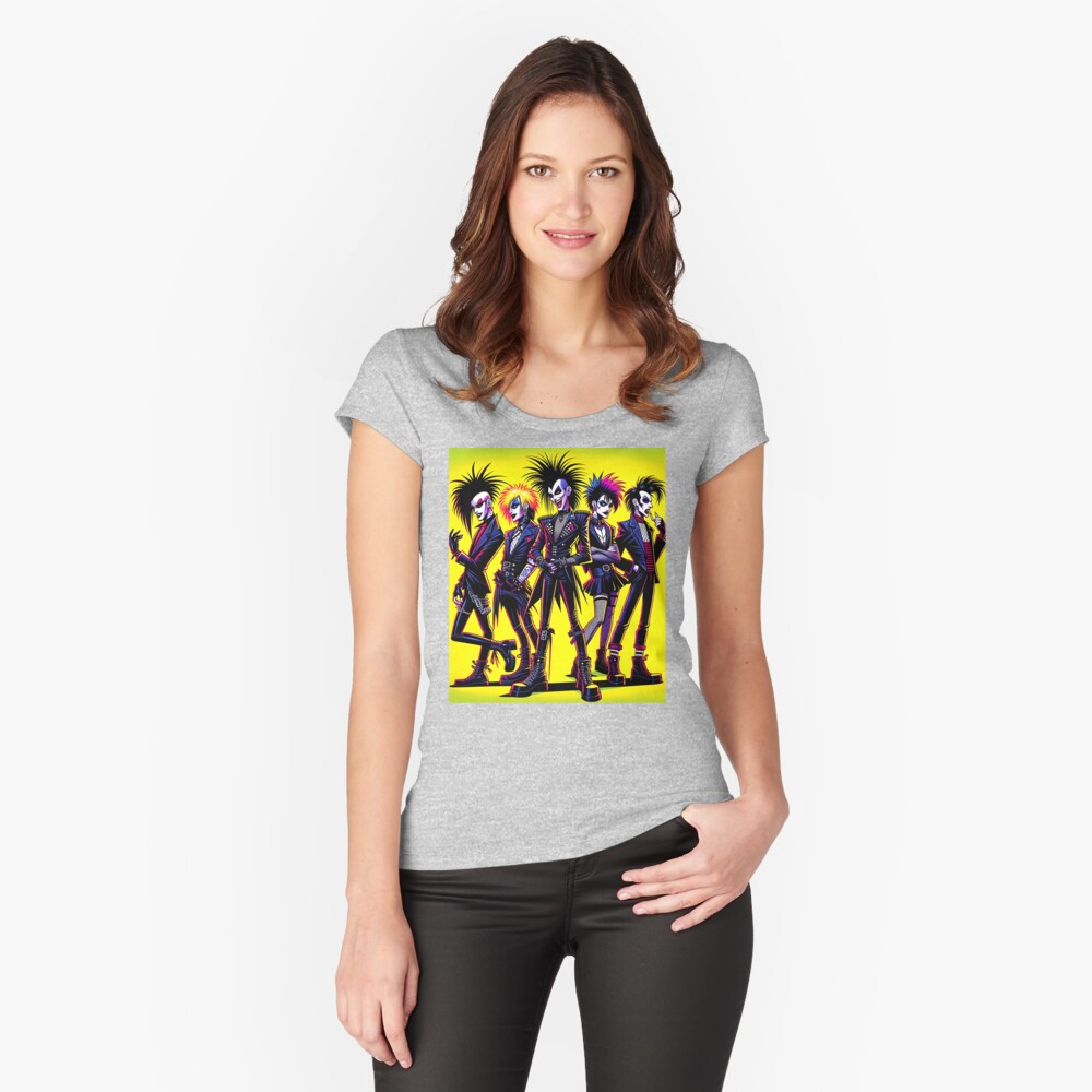 Item preview, Fitted Scoop T-Shirt designed and sold by Sovietmovies.