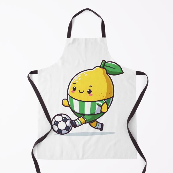 Item preview, Kawaii Lemon In A Soccer Jersey Playing Soccer designed and sold by CanvasCutie.