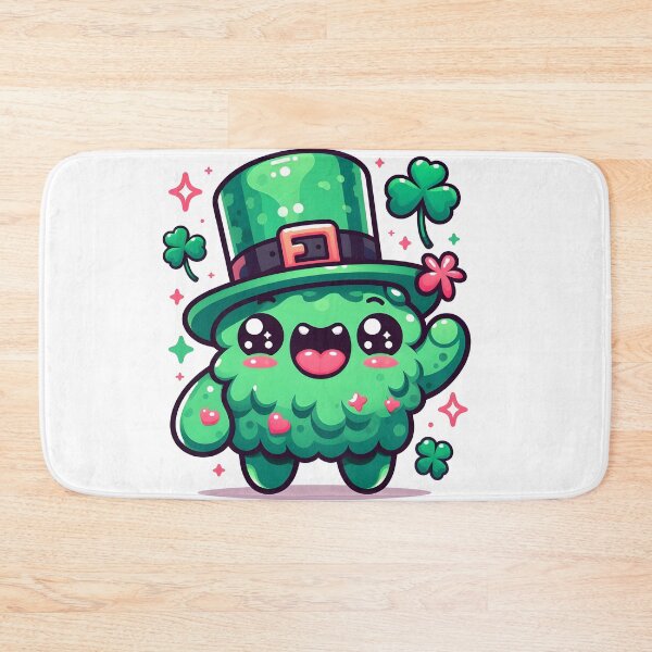 Item preview, Kawaii Monster: Four-Leaf Clover designed and sold by CanvasCutie.