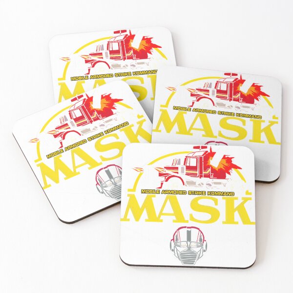 Item preview, Mask Mobile Armored Strike Kommand Retro 80S Cartoon designed and sold by ErdmannHoff.