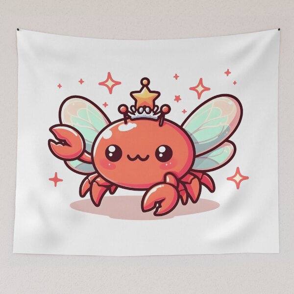 Item preview, Kawaii Crab: A Fairy Costume And Wings designed and sold by CanvasCutie.