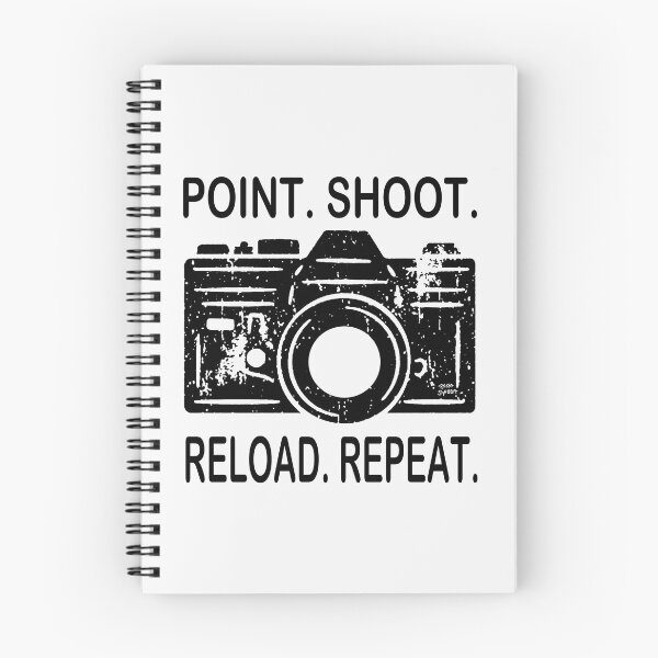 Item preview, Point Shoot Reload Repeat; Photographer; designed and sold by StickerApe.