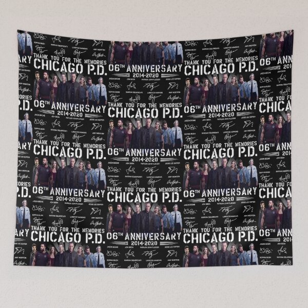 Item preview, Chicago Pd 6th Anniversary, Thank You for The Memories  designed and sold by ZeynepShiver.