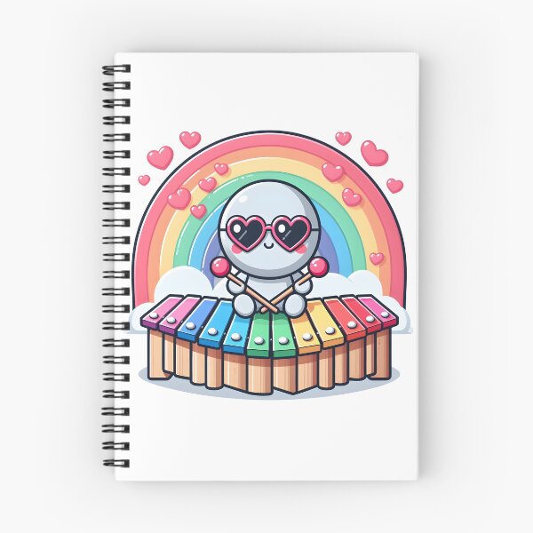 Item preview, Kawaii Xylophonist With Heart-Shaped Sunglasses designed and sold by CanvasCutie.