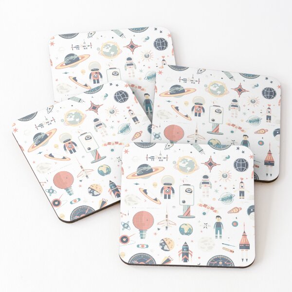 Item preview, flat minimal pattern futuristic characters time travel designed and sold by jobreath.