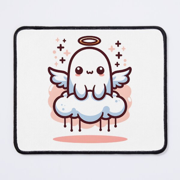 Item preview, Kawaii Gentle Banshee With A Fluffy Cloud designed and sold by CanvasCutie.
