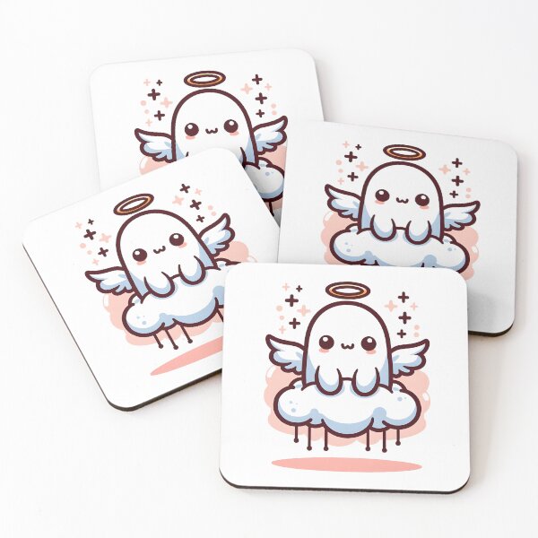 Item preview, Kawaii Gentle Banshee With A Fluffy Cloud designed and sold by CanvasCutie.