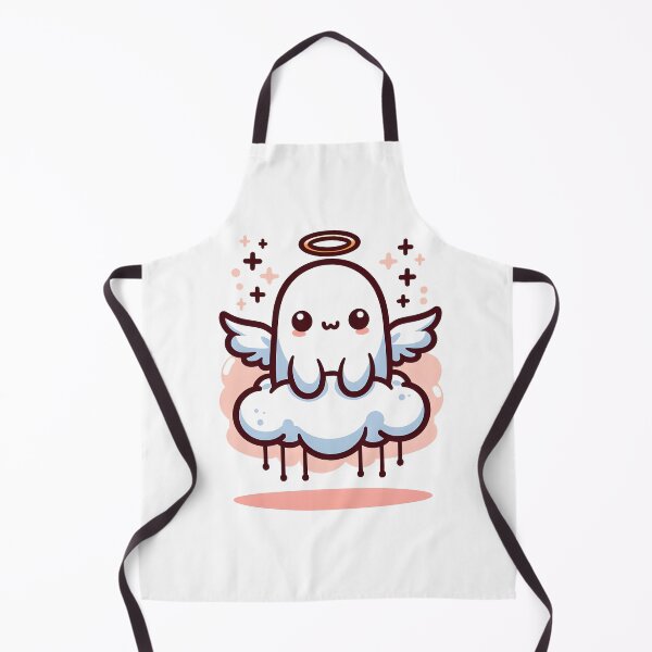 Item preview, Kawaii Gentle Banshee With A Fluffy Cloud designed and sold by CanvasCutie.