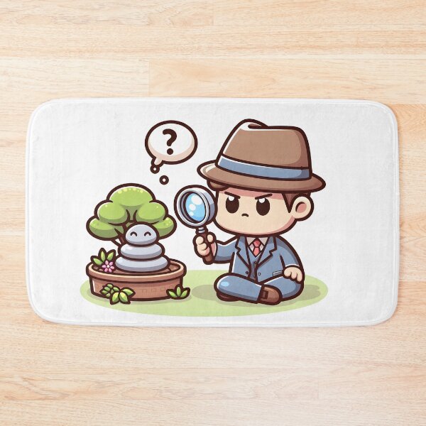 Item preview, Kawaii Detective: Magnifying Glass Zen Garden designed and sold by CanvasCutie.