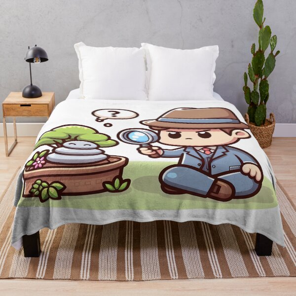 Item preview, Kawaii Detective: Magnifying Glass Zen Garden designed and sold by CanvasCutie.