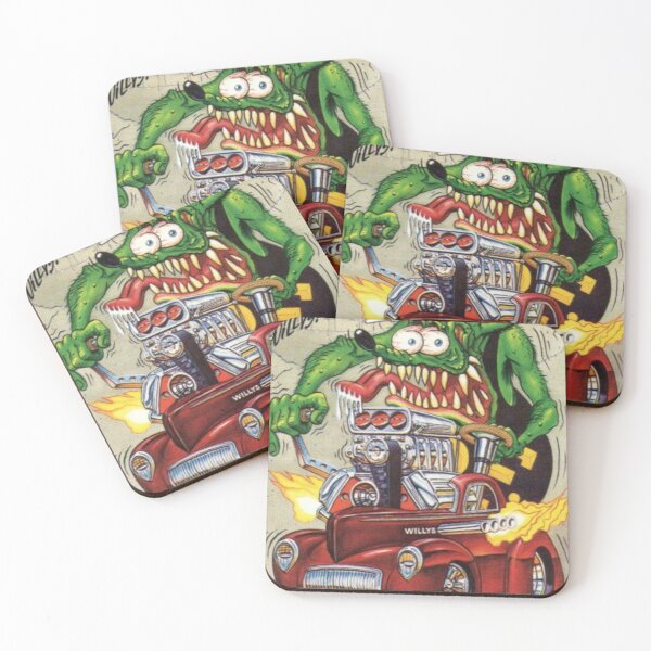 Item preview, Rat Fink 110 Oversized print designed and sold by Mr-Copyright.