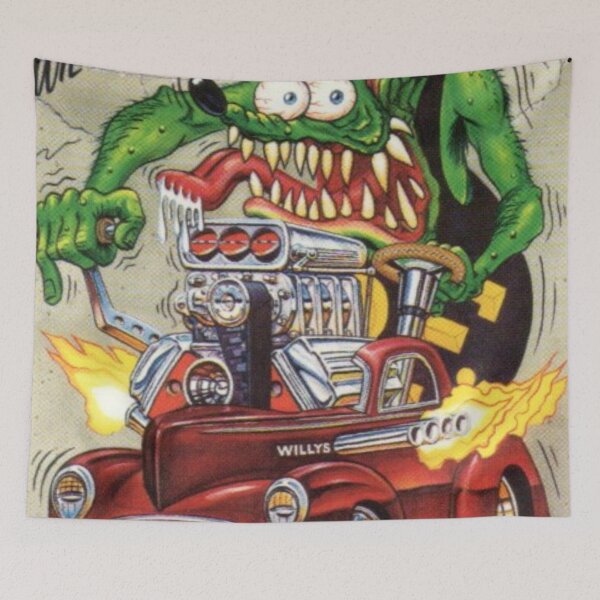 Item preview, Rat Fink 110 Oversized print designed and sold by Mr-Copyright.