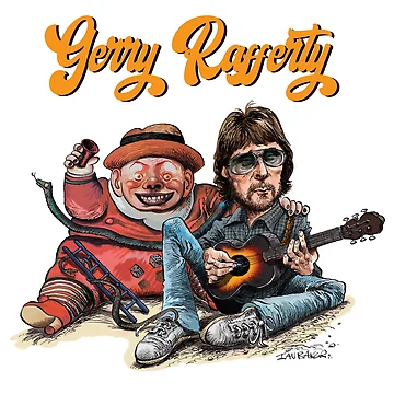 Artwork thumbnail, Gerry Rafferty by IanBakerToons